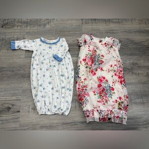 Newborn floral gowns